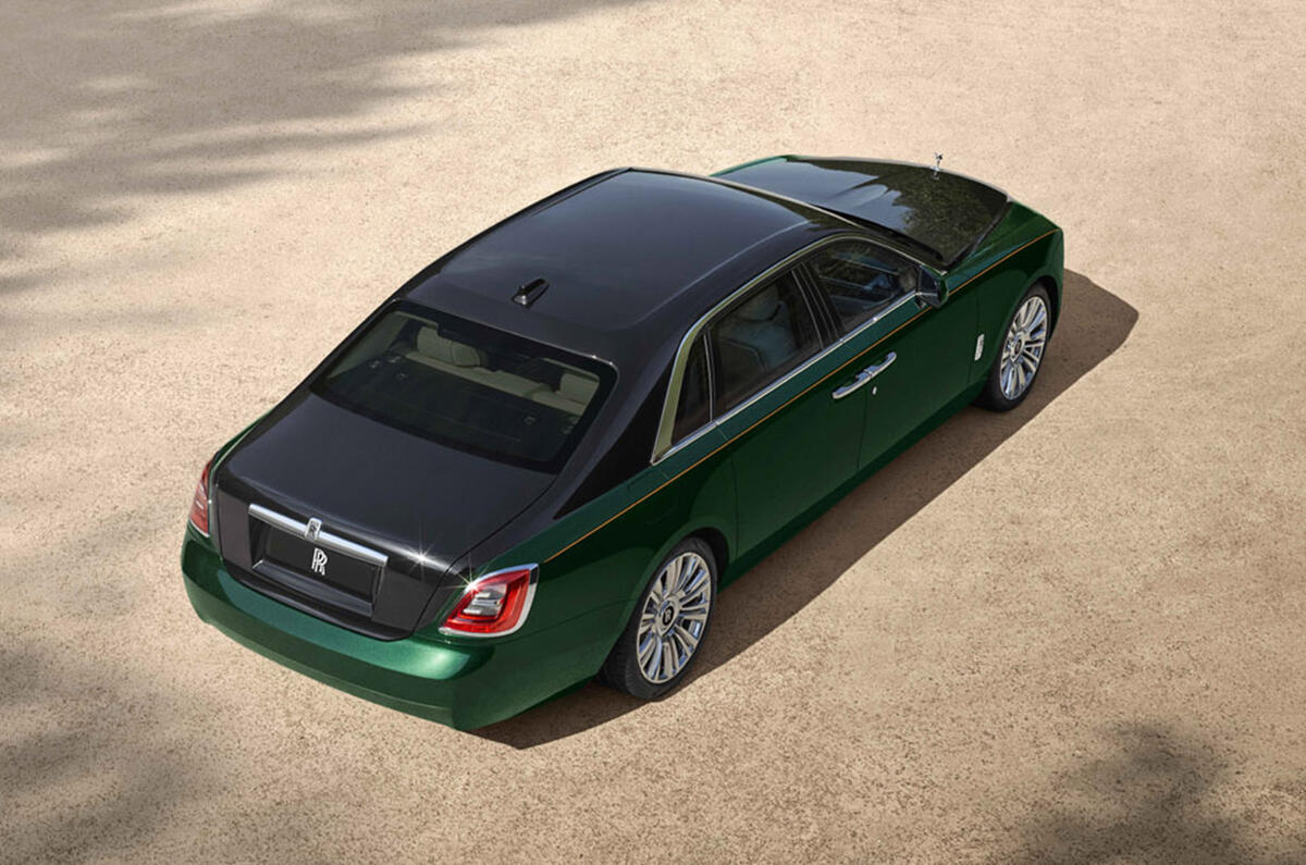 Rolls-Royce Ghost Extended - overhead Rolls-Royce Ghost Extended - overhead