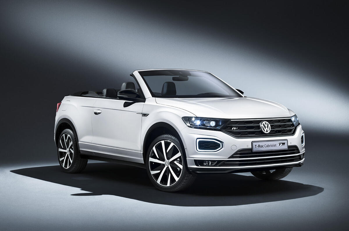 2019 Volkswagen T-Roc Cabriolet press shots