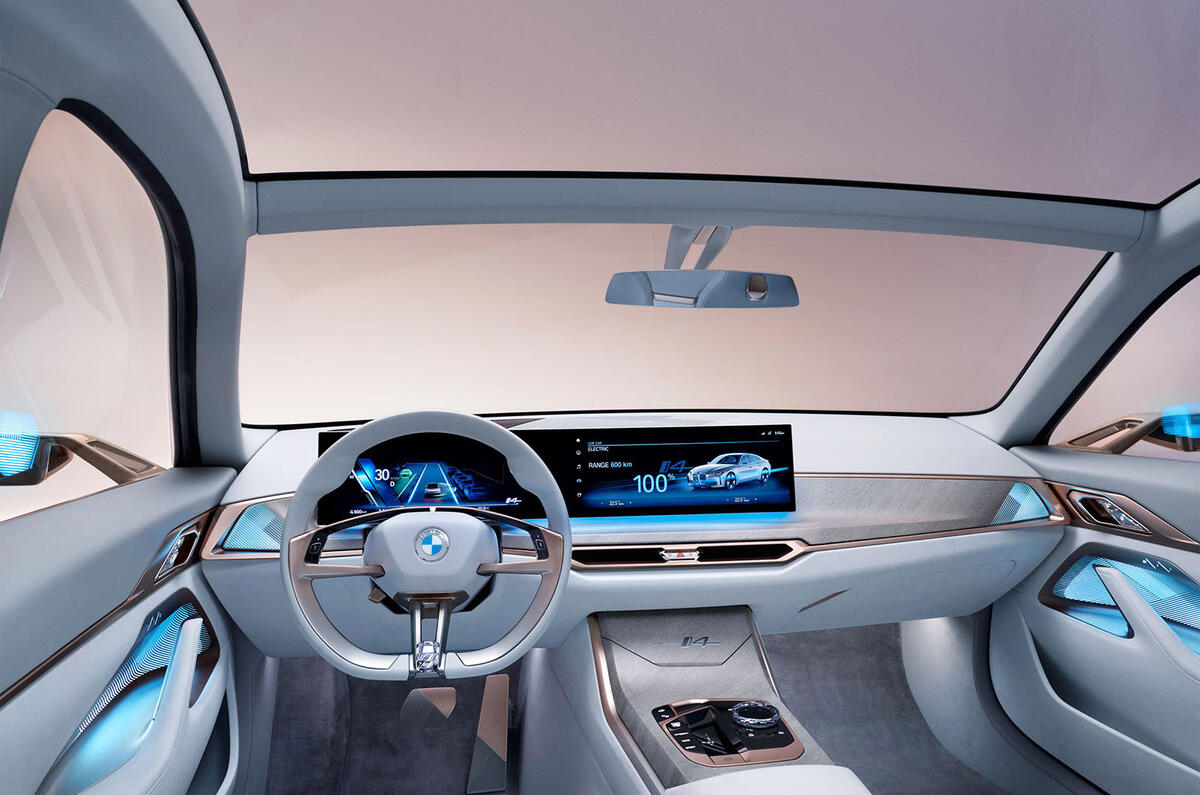 BMW i4 Concept 2020 - interior BMW i4 Concept 2020 - interior