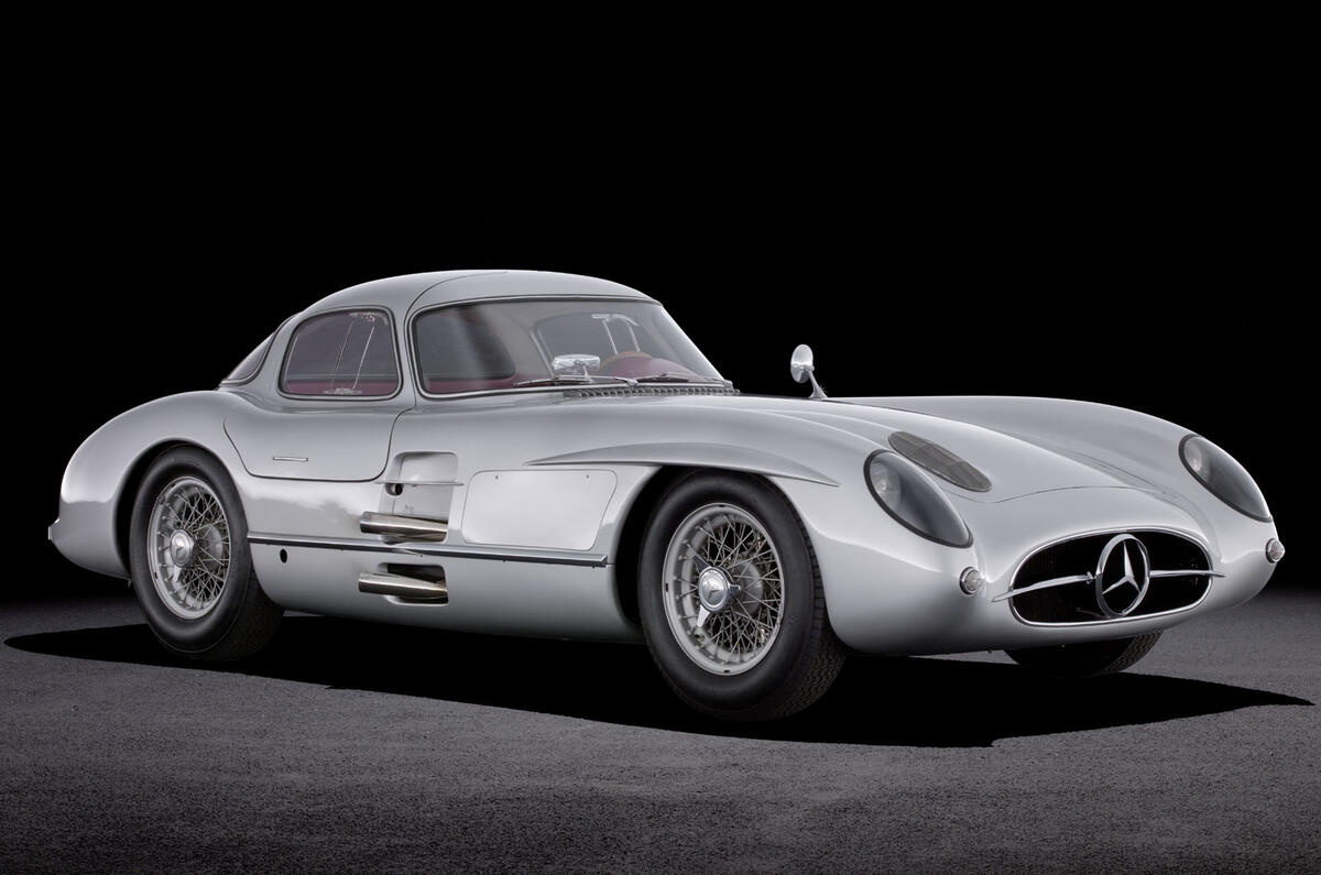 1955 Mercedes Benz 300 SL studio front three quarters