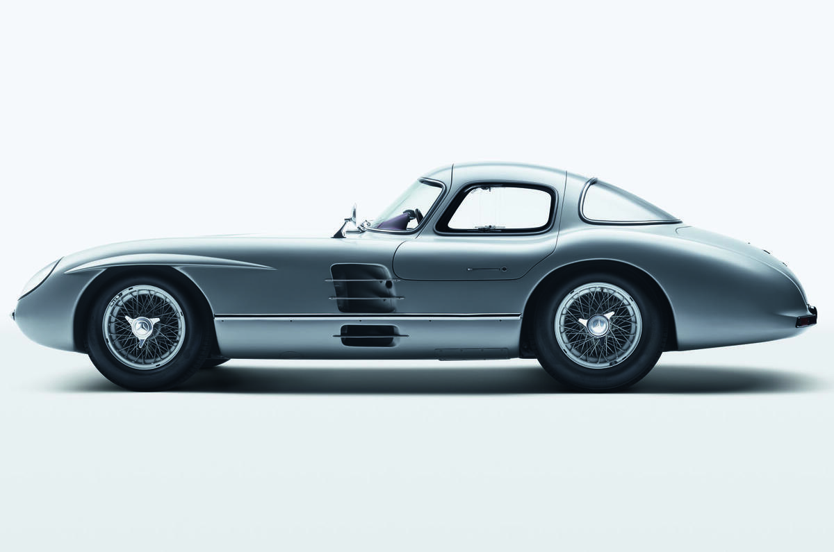 1955 Mercedes Benz 300 SL studio side profile