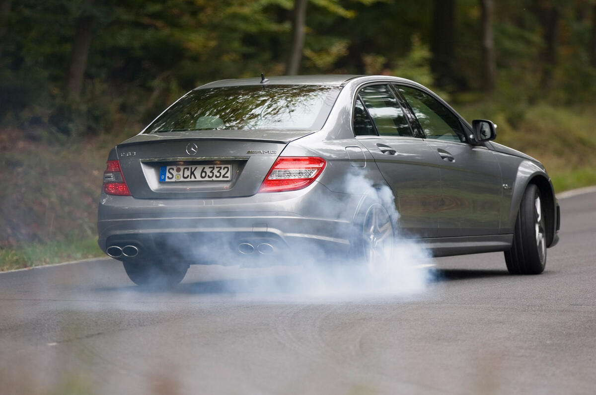 Mercedes-AMG C63 2008 - tracking rear