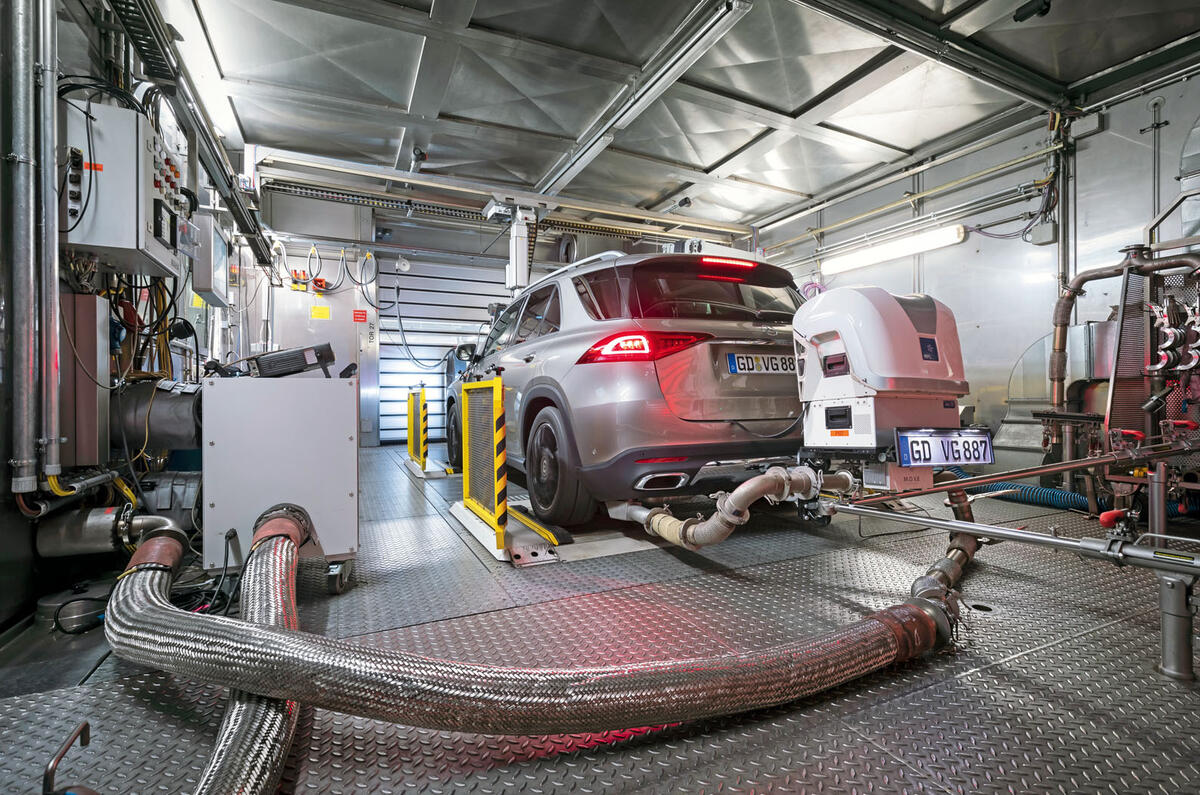 Mercedes-Benz GLC emissions testing