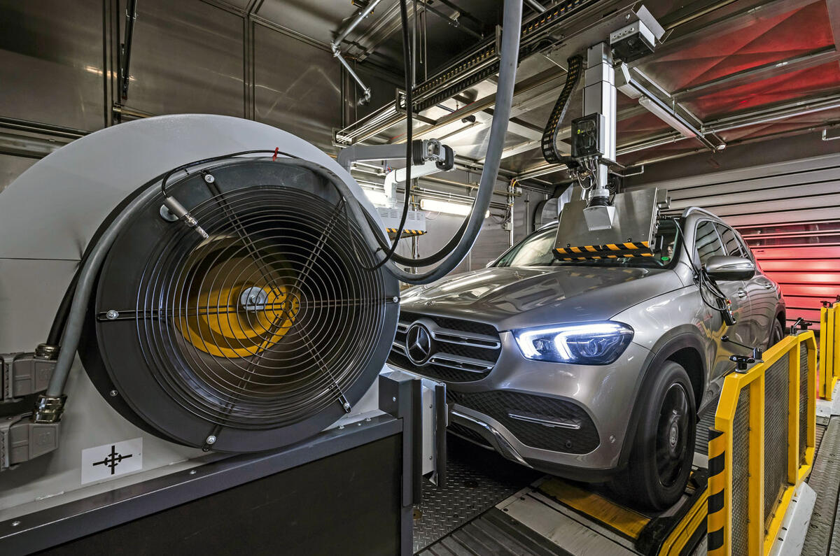 Mercedes-Benz GLC emissions testing