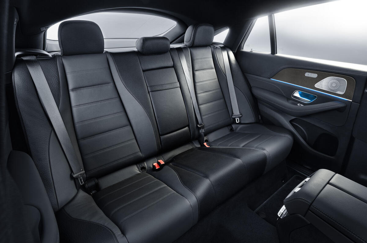 Mercedes-Benz GLE Coupé static - rear seats