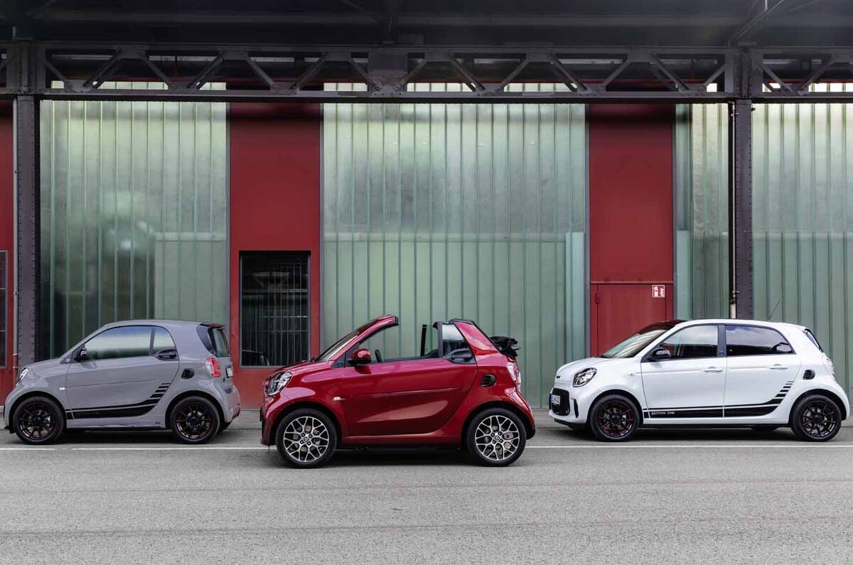 Smart Fortwo and Forfour EQ