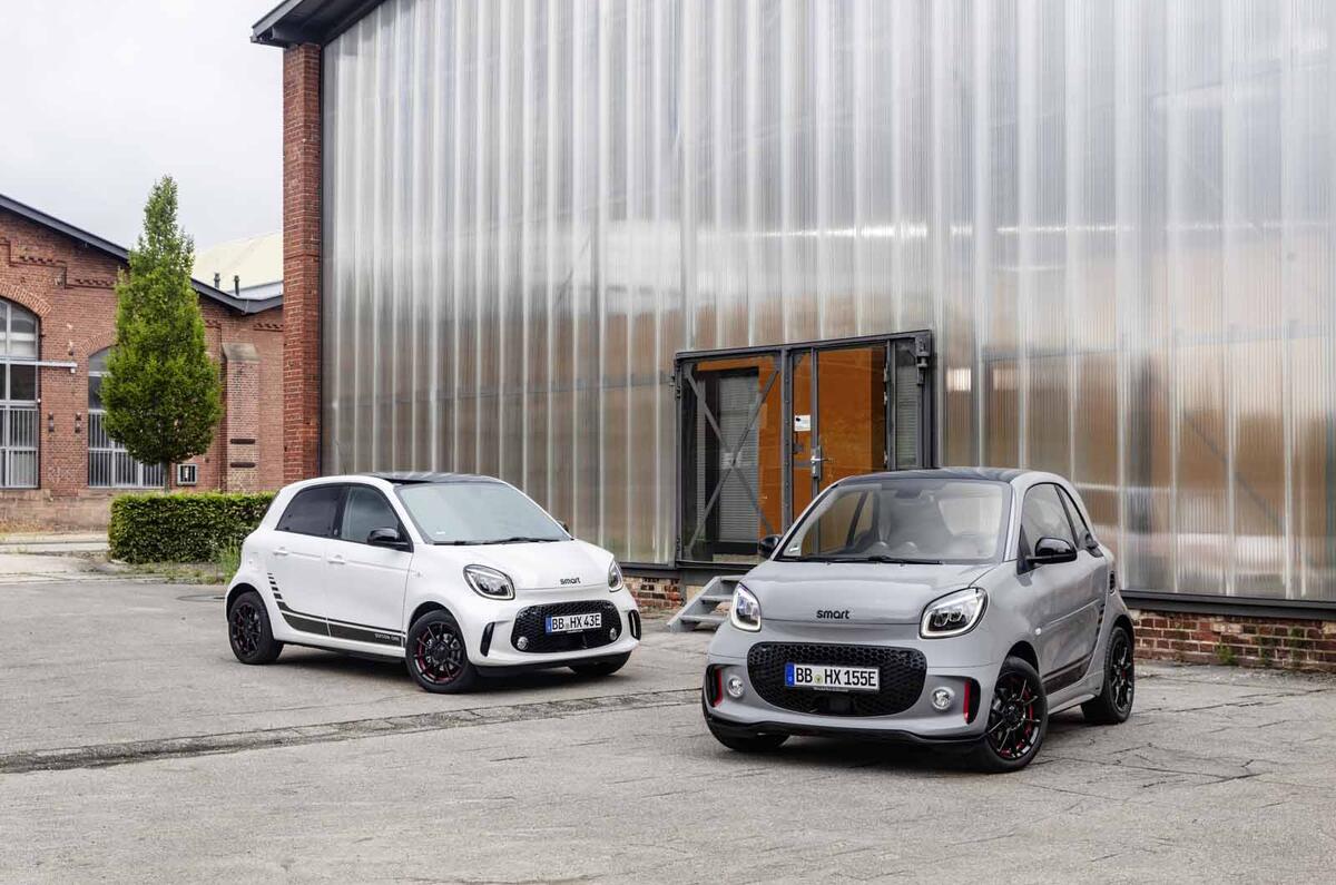 Smart Fortwo and Forfour EQ