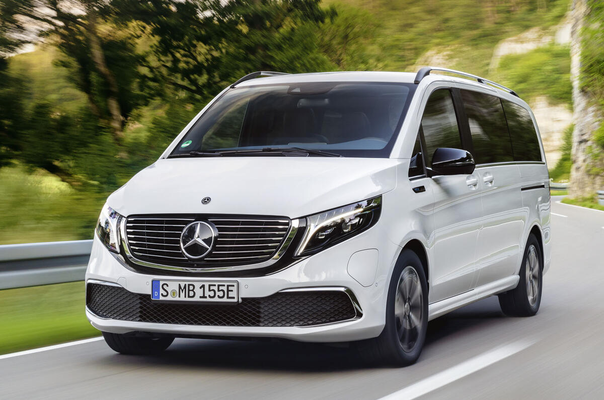 2020 Mercedes-Benz EQV revealed - driving front