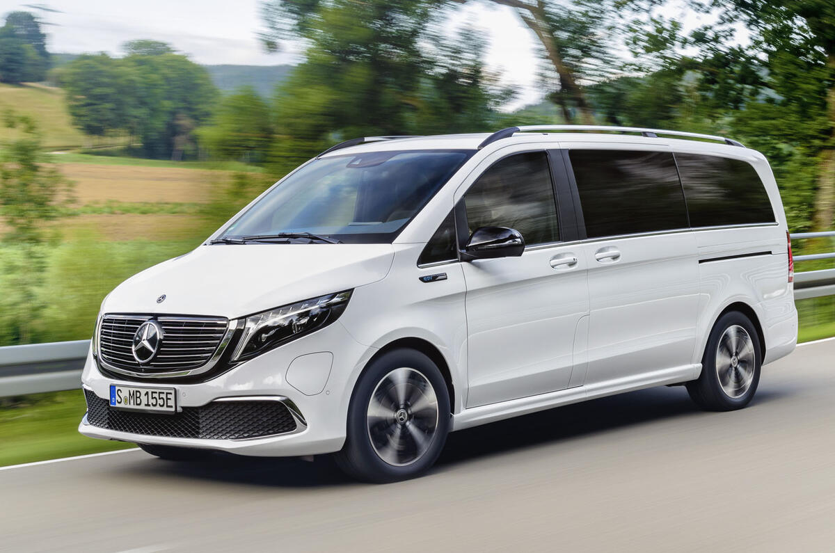 2020 Mercedes-Benz EQV revealed - driving front