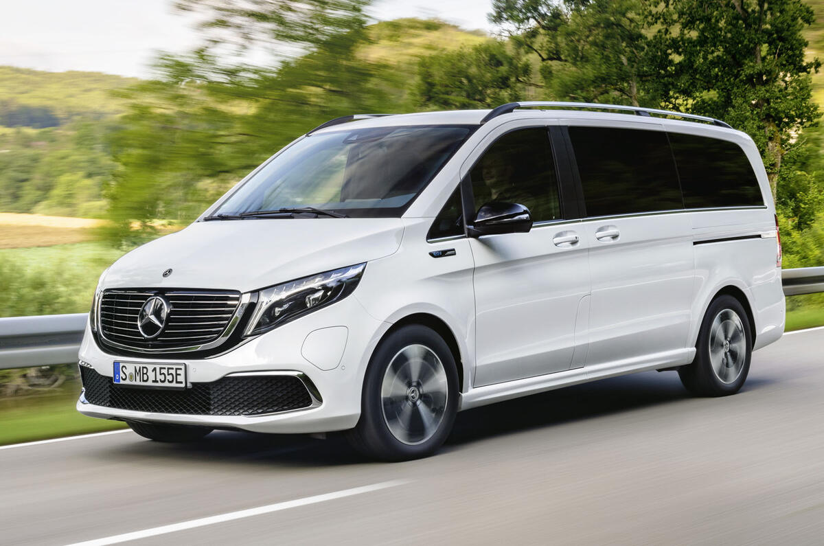 2020 Mercedes-Benz EQV revealed - driving front