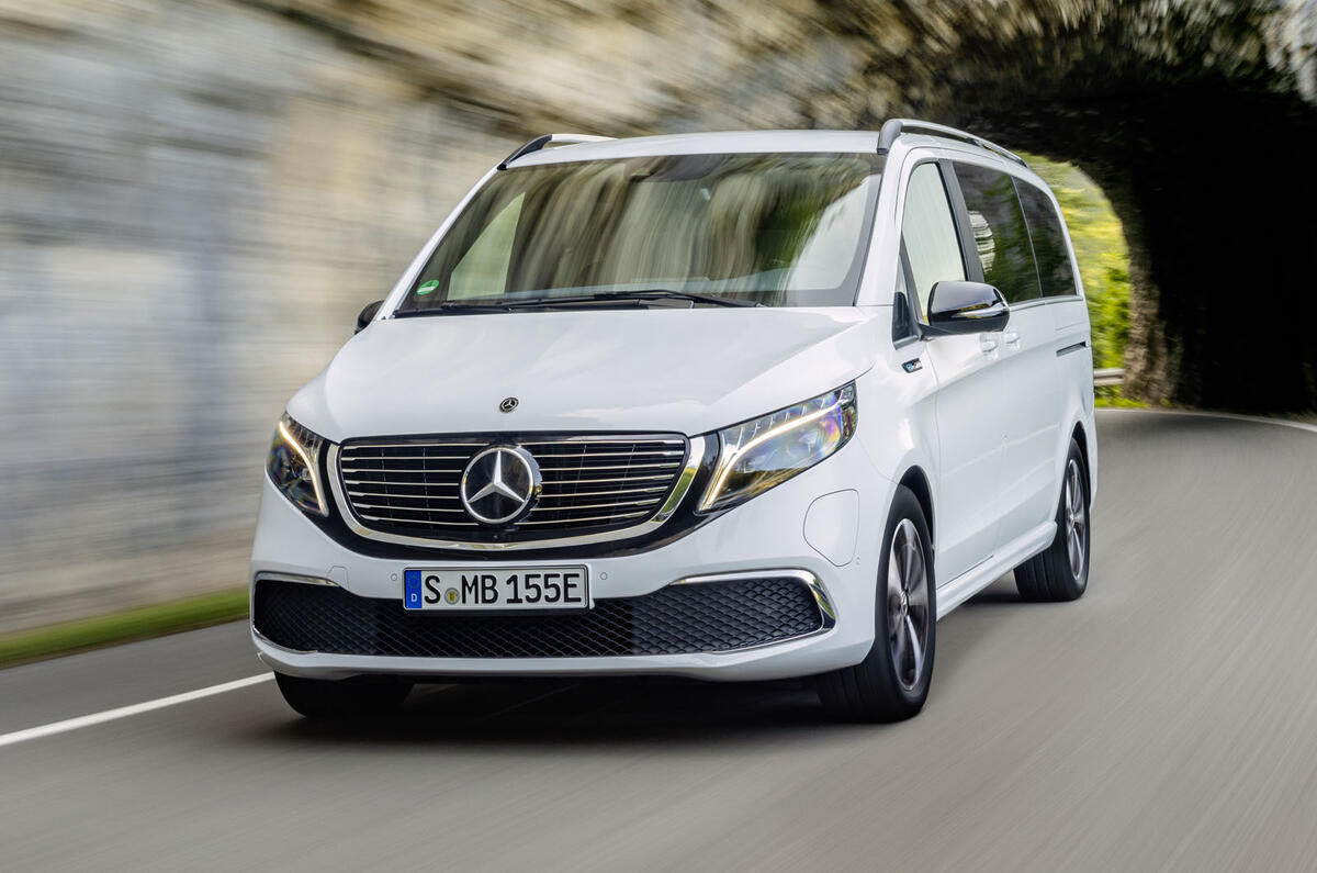 2020 Mercedes-Benz EQV revealed - driving front