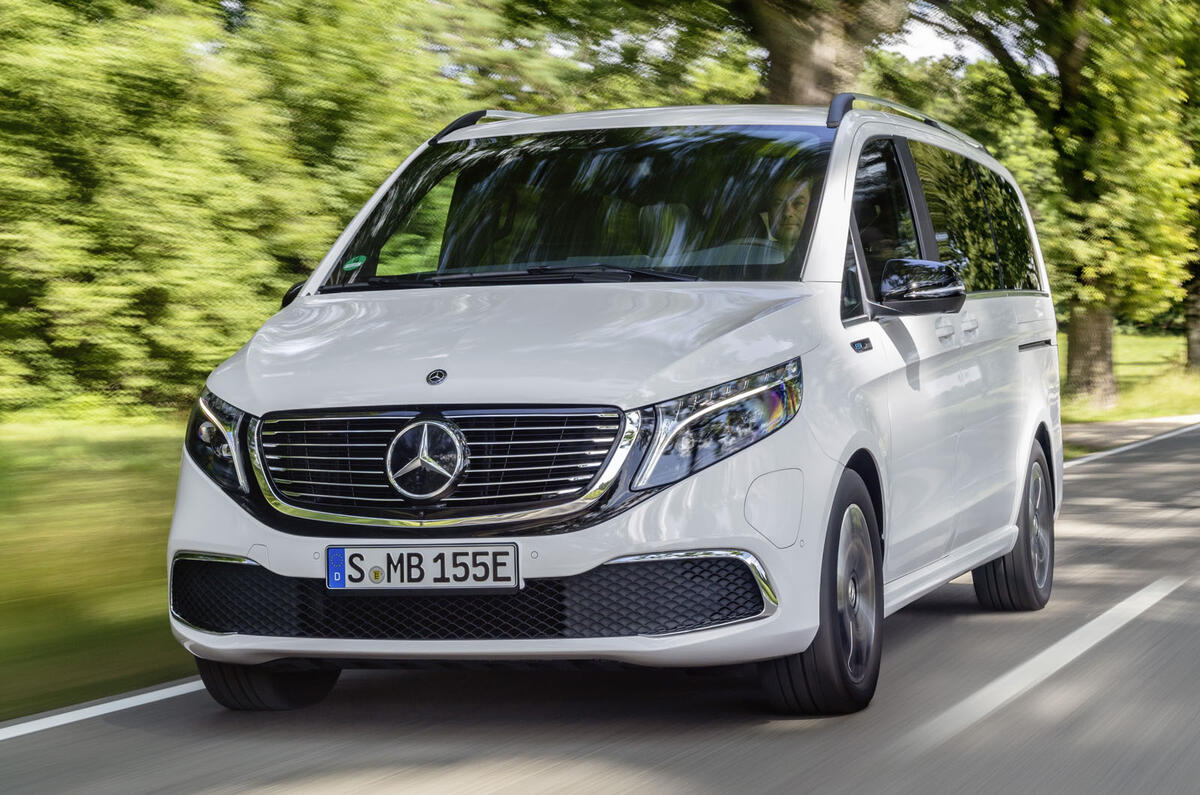 2020 Mercedes-Benz EQV revealed - driving front