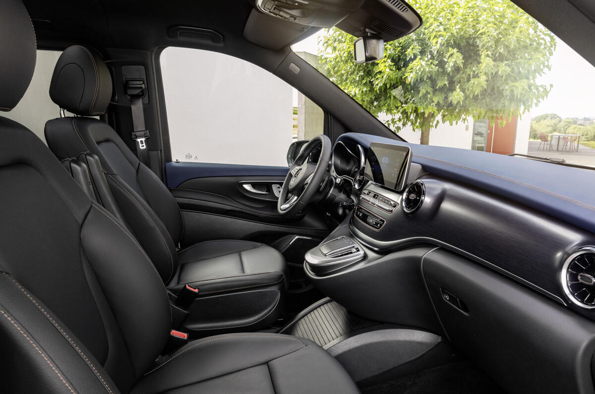 2020 Mercedes-Benz EQV revealed - front seats