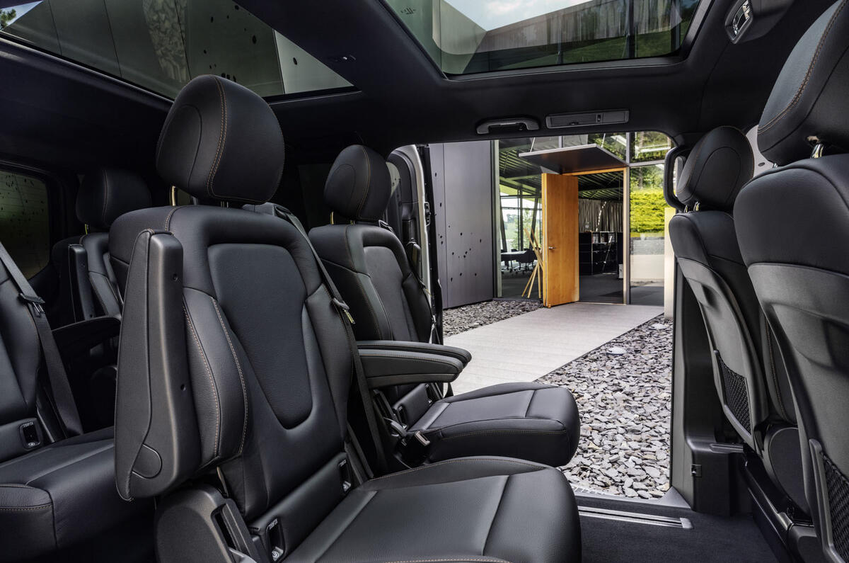 2020 Mercedes-Benz EQV revealed - rear seats
