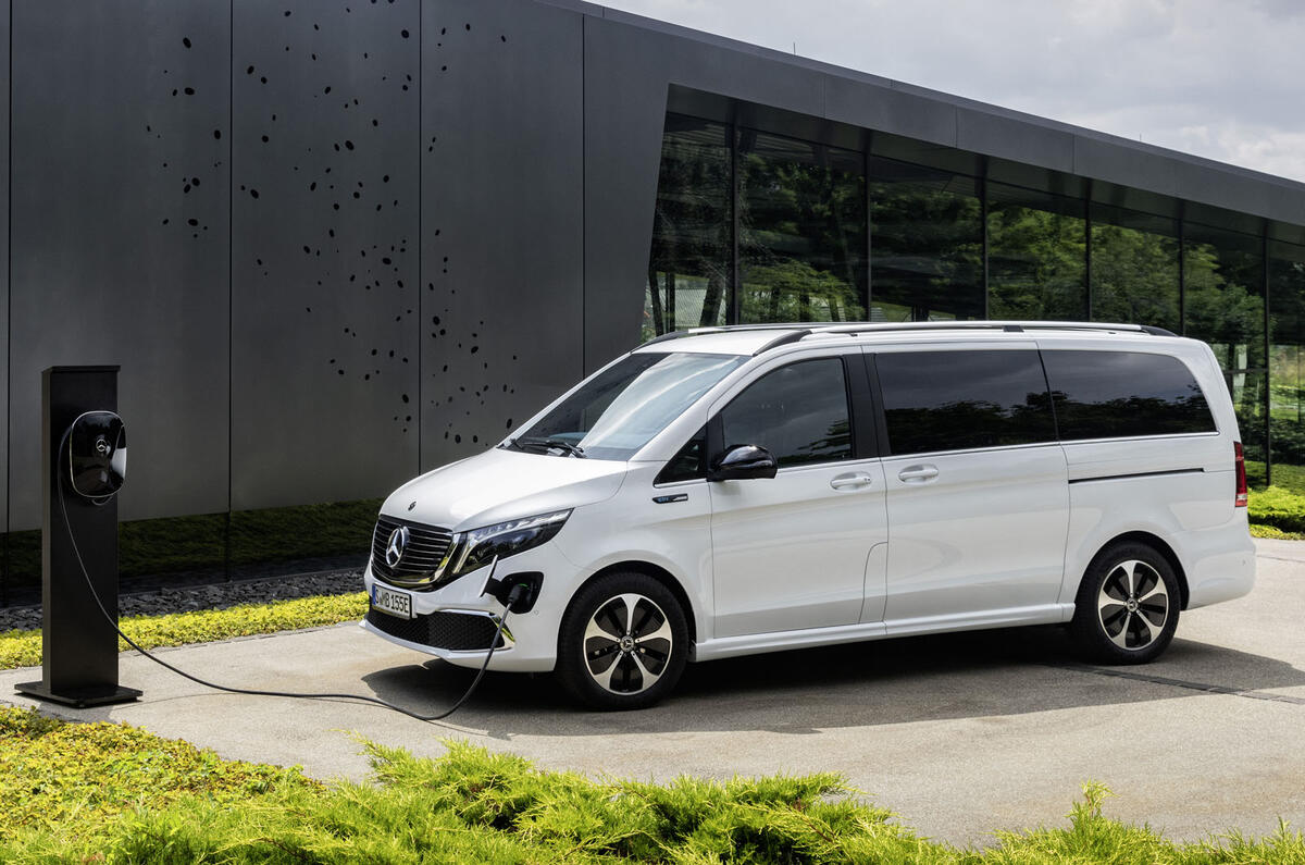 2020 Mercedes-Benz EQV revealed - charging