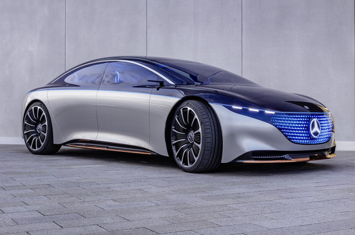 2019 Mercedes-Benz Vision EQS concept reveal