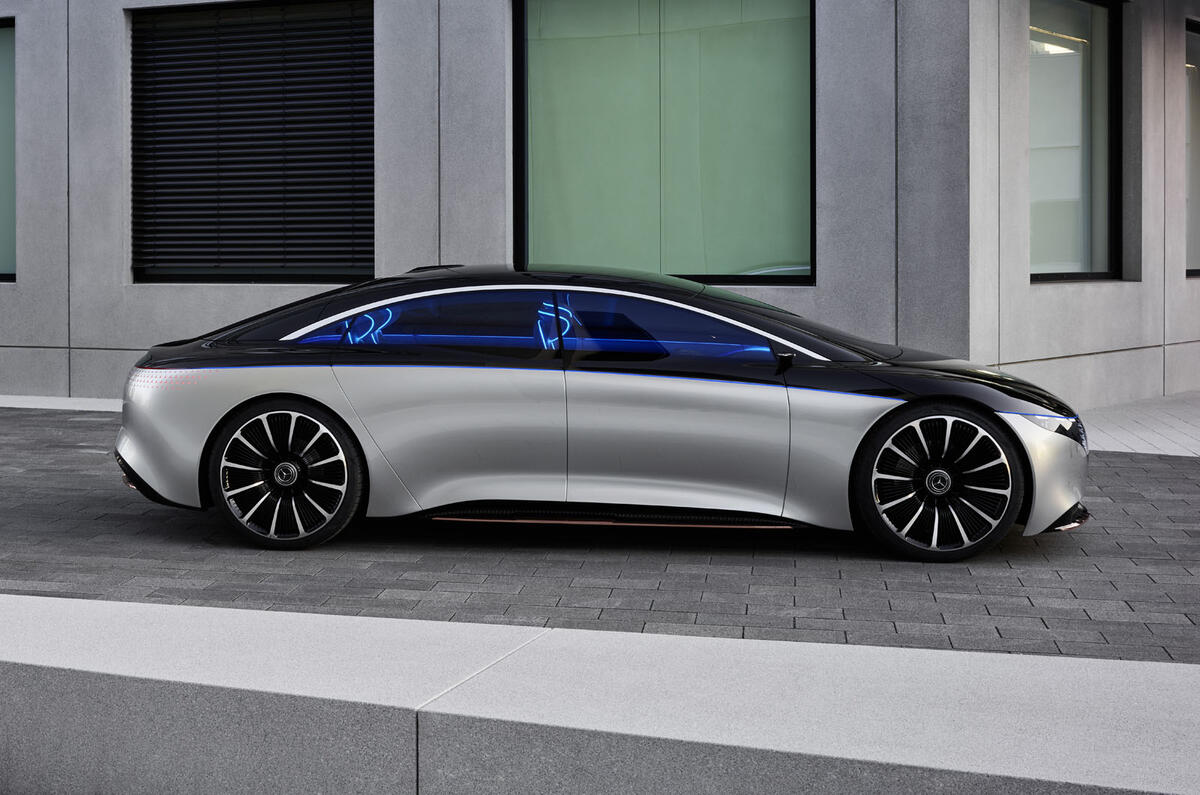 2019 Mercedes-Benz Vision EQS concept reveal