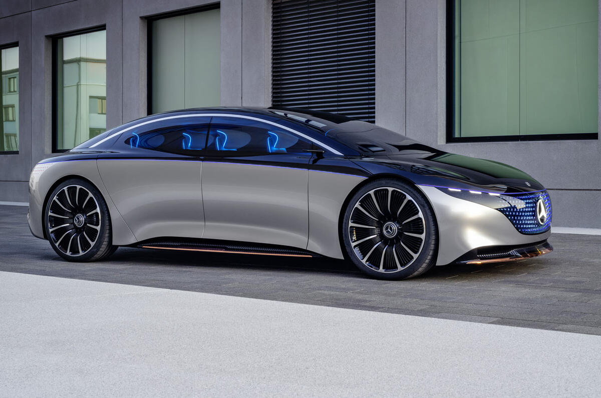 2019 Mercedes-Benz Vision EQS concept reveal