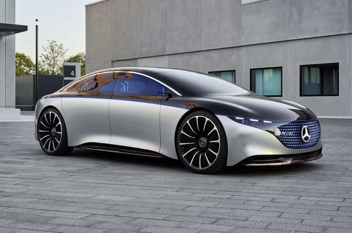2019 Mercedes-Benz Vision EQS concept reveal