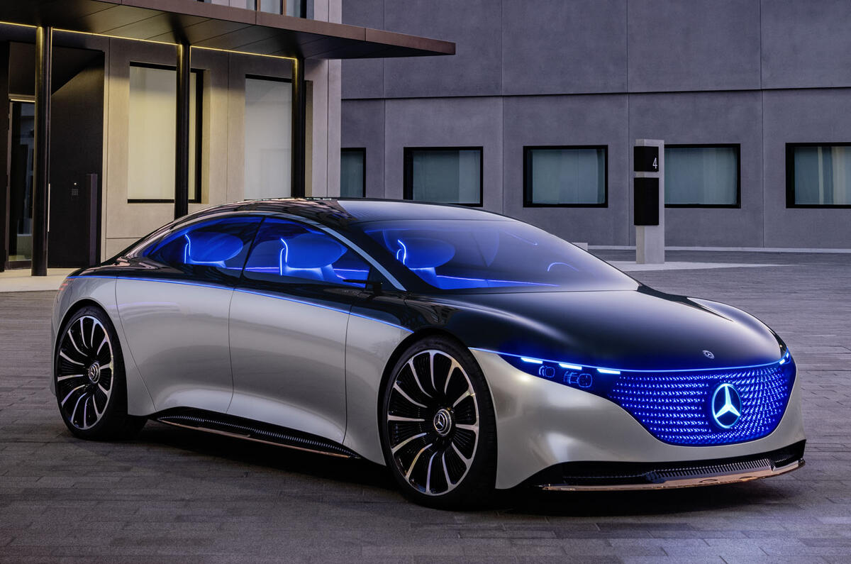 2019 Mercedes-Benz Vision EQS concept reveal