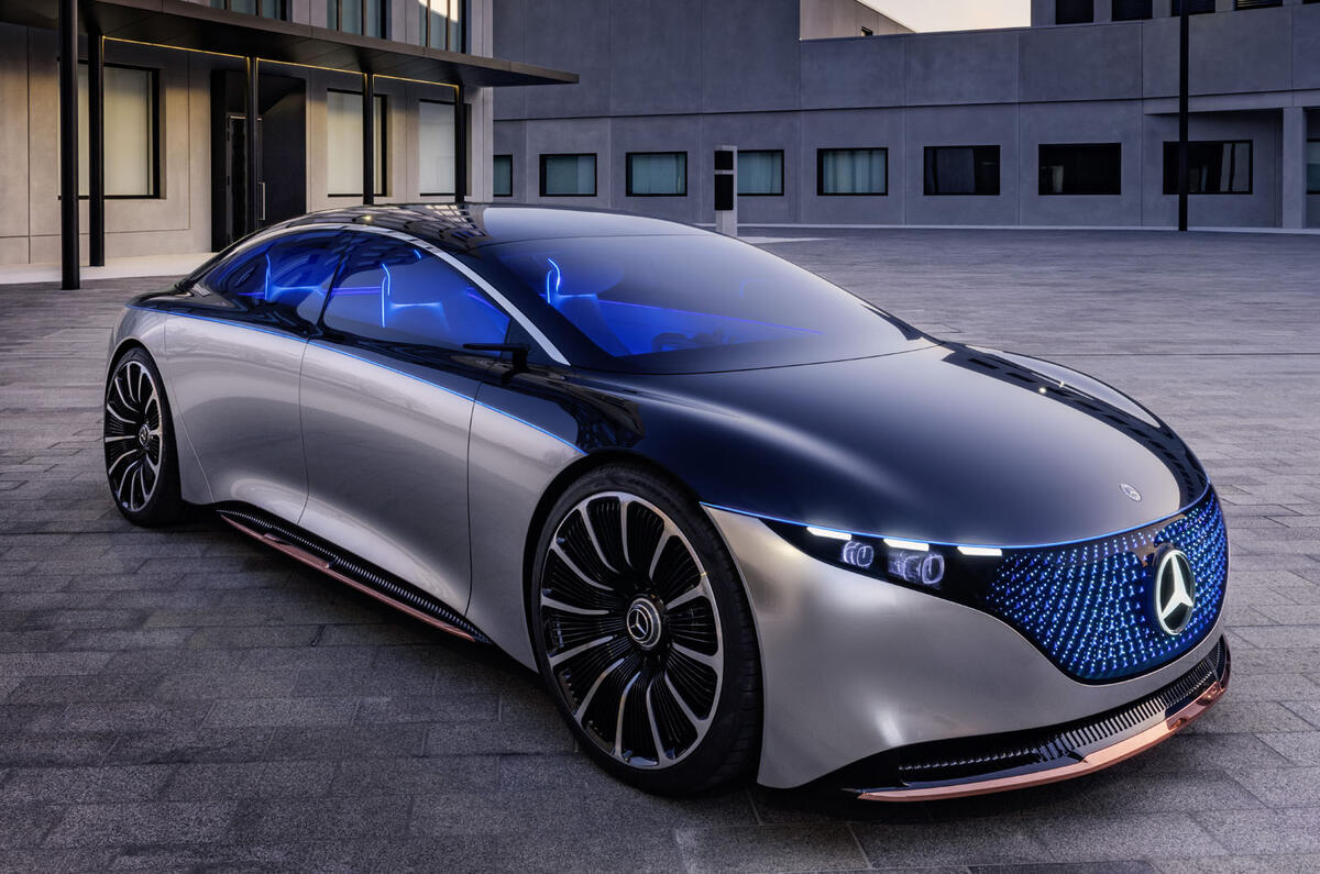 2019 Mercedes-Benz Vision EQS concept reveal