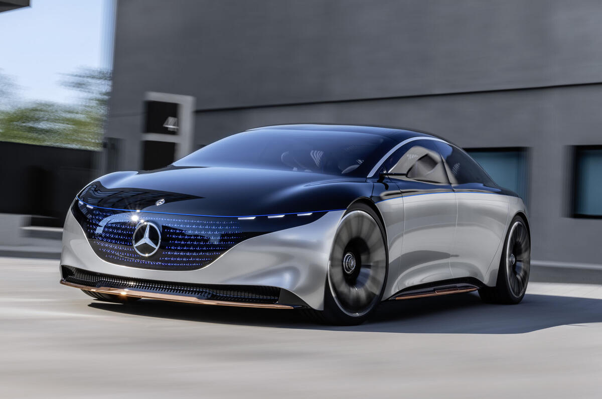 2019 Mercedes-Benz Vision EQS concept reveal