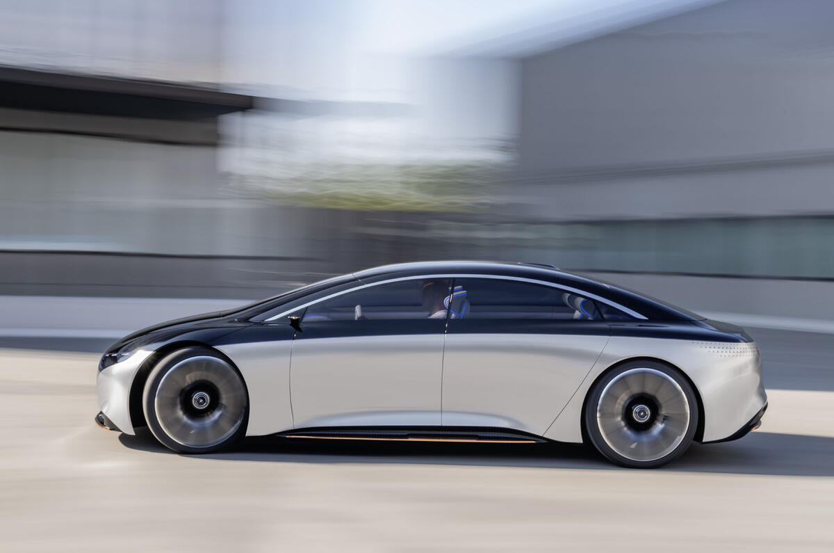 2019 Mercedes-Benz Vision EQS concept reveal
