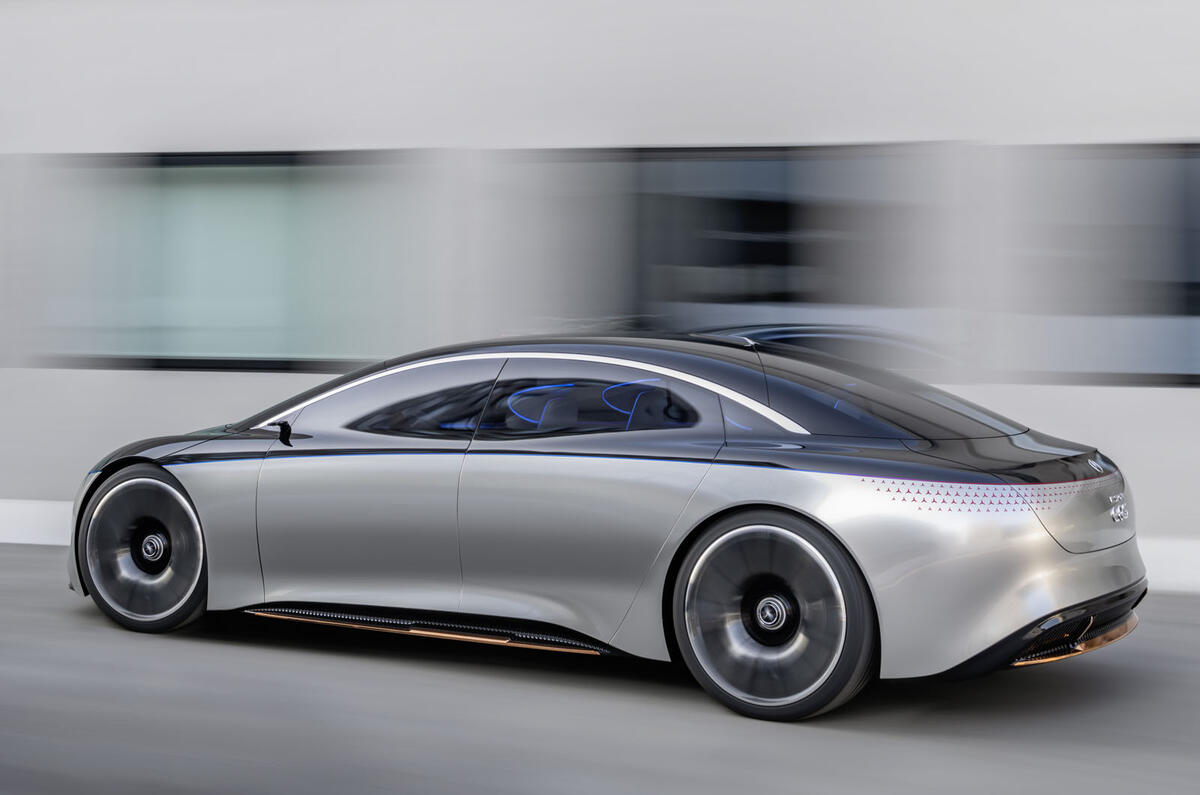 2019 Mercedes-Benz Vision EQS concept reveal