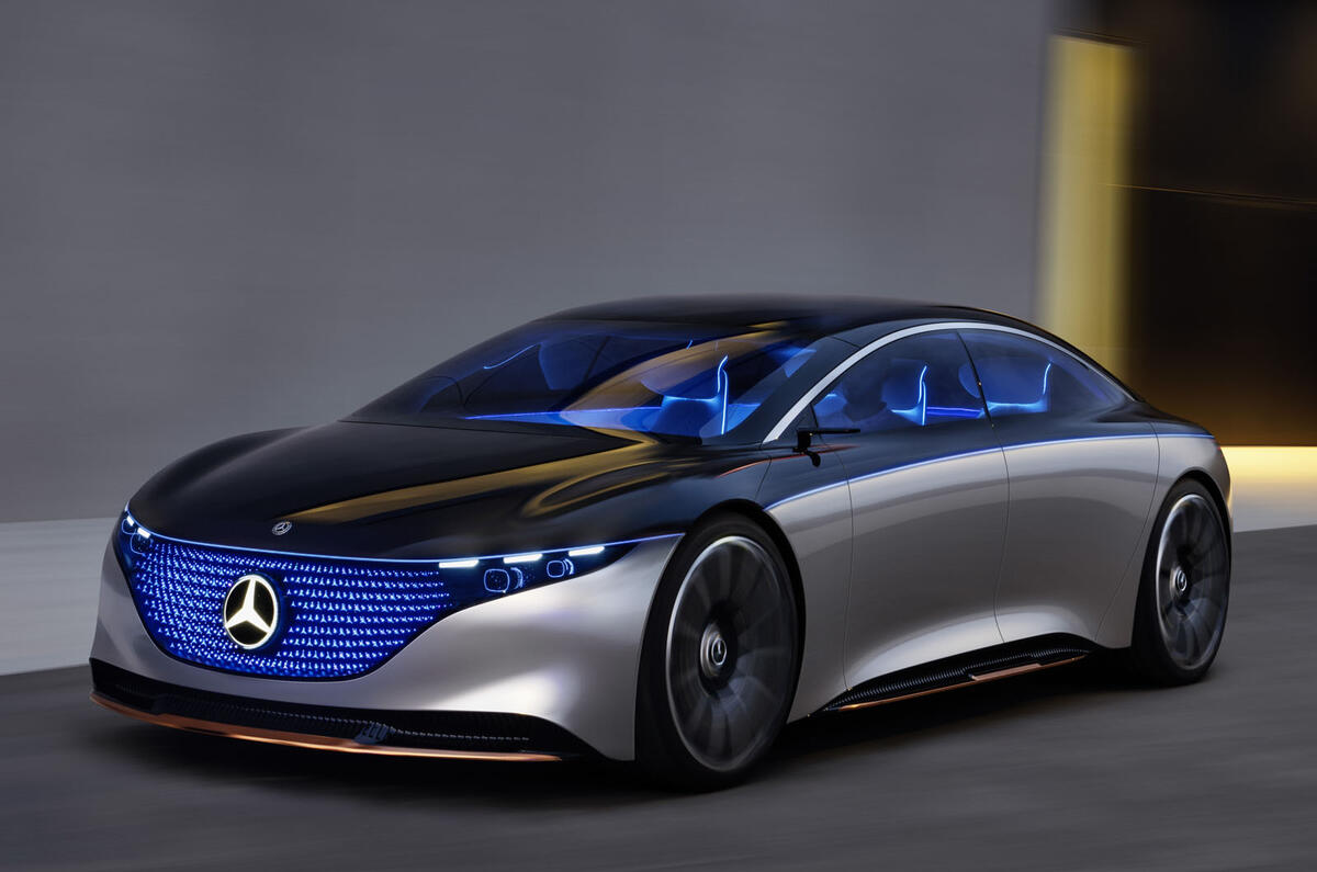 2019 Mercedes-Benz Vision EQS concept reveal