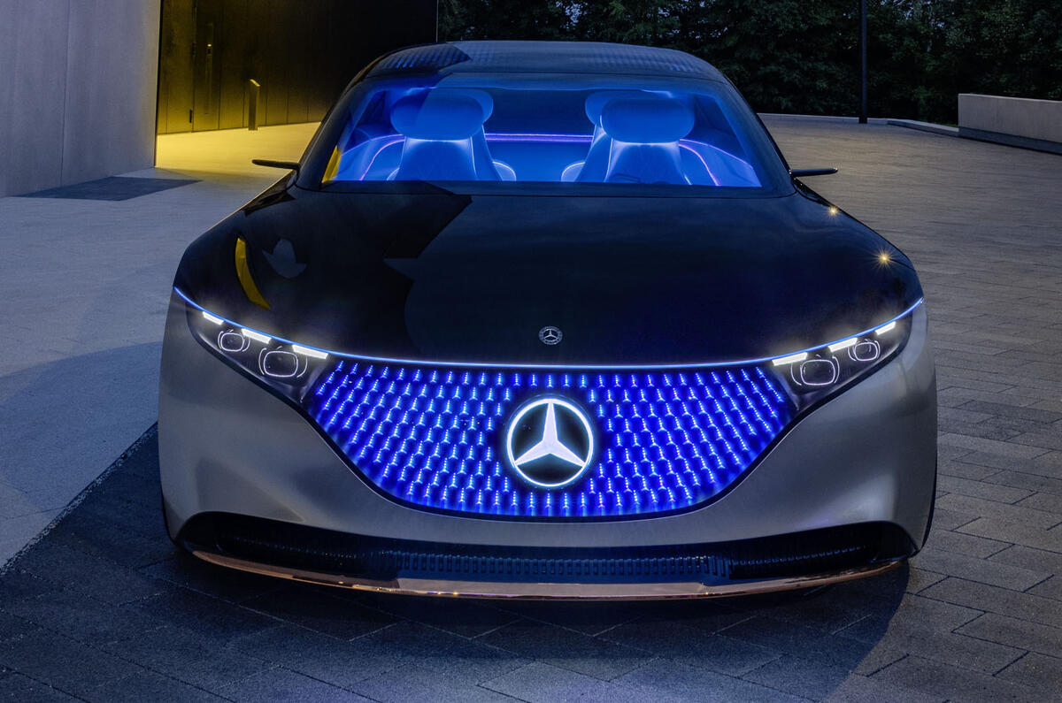 2019 Mercedes-Benz Vision EQS concept reveal