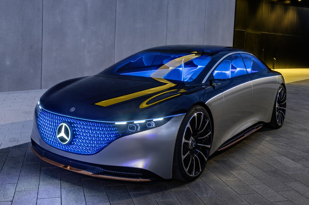 2019 Mercedes-Benz Vision EQS concept reveal