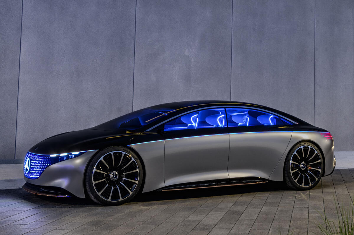 2019 Mercedes-Benz Vision EQS concept reveal