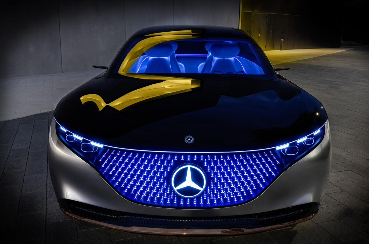2019 Mercedes-Benz Vision EQS concept reveal