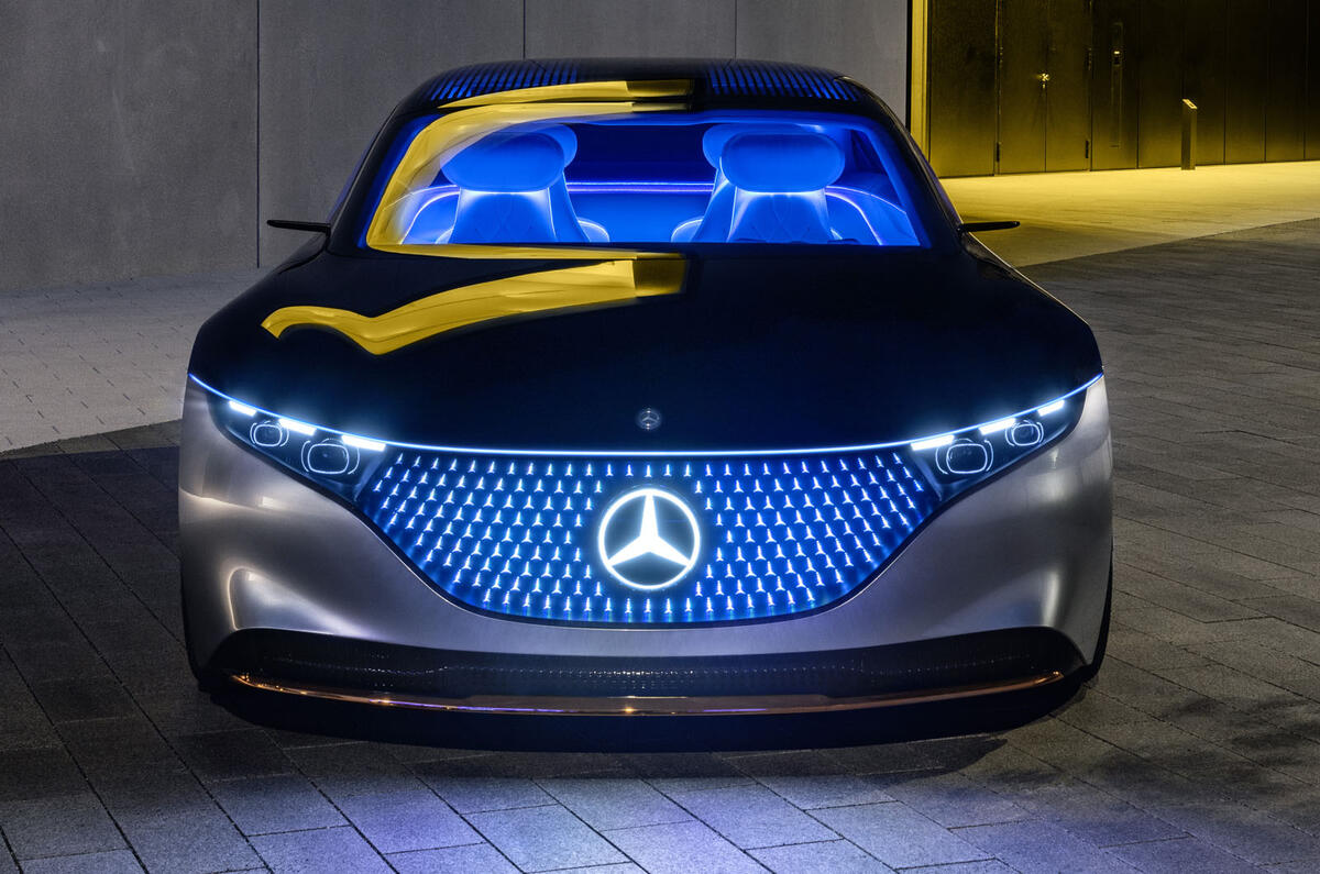 2019 Mercedes-Benz Vision EQS concept reveal