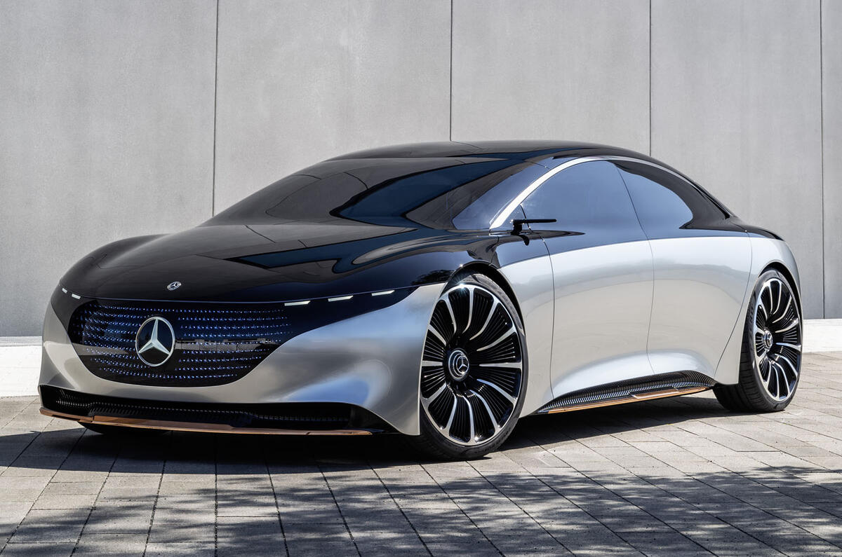 2019 Mercedes-Benz Vision EQS concept reveal