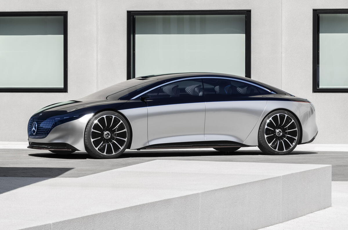 2019 Mercedes-Benz Vision EQS concept reveal