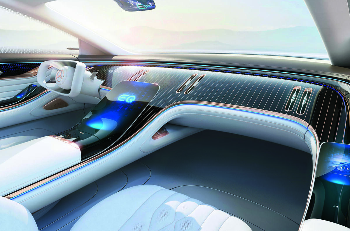 2019 Mercedes-Benz Vision EQS concept reveal