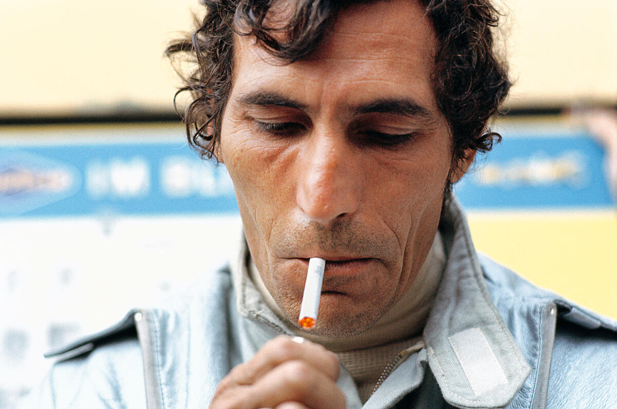 Vic Elford smoking 