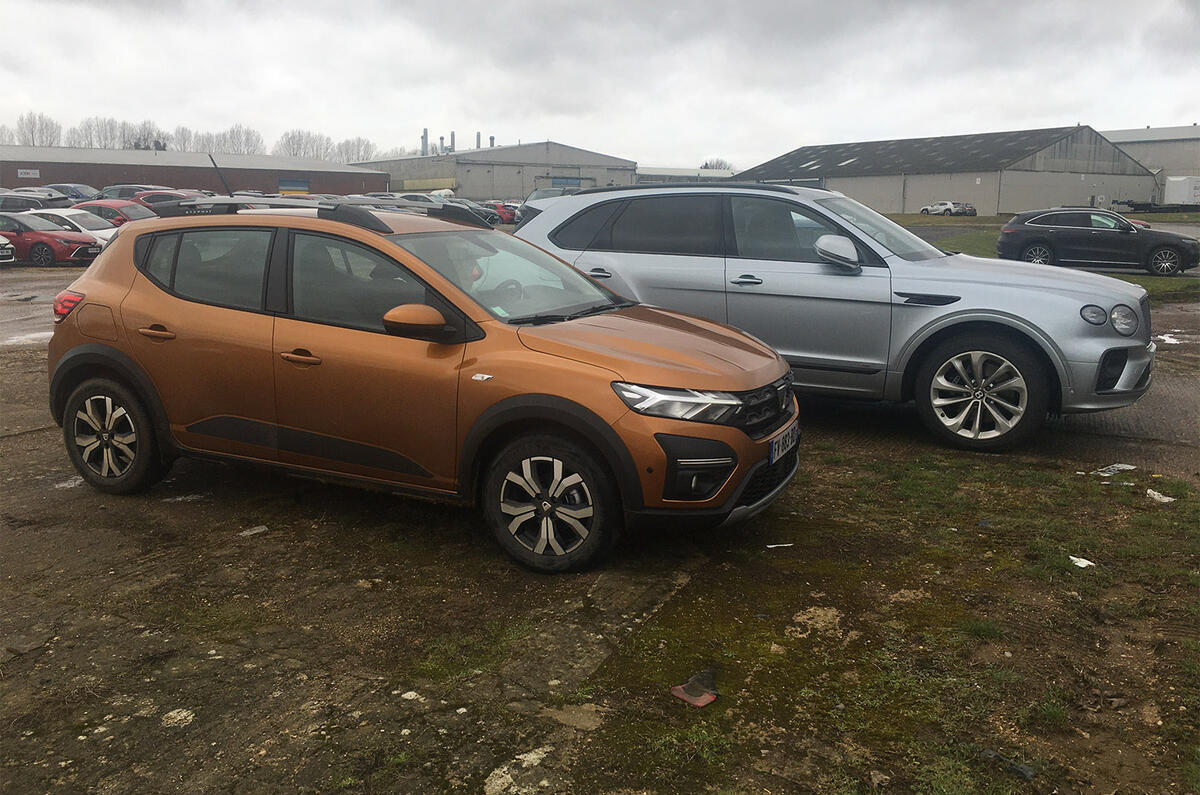 1 dacia and bentley