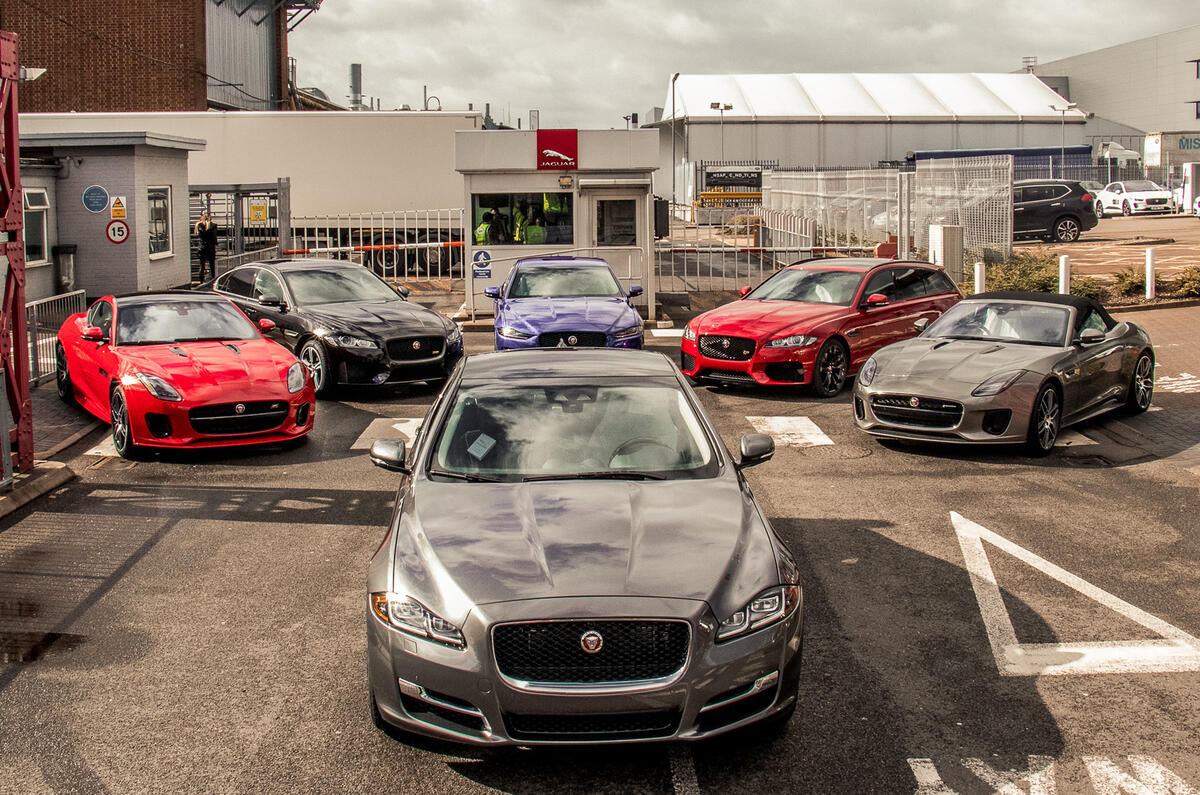 Jaguar Land Rover electrified vehicles