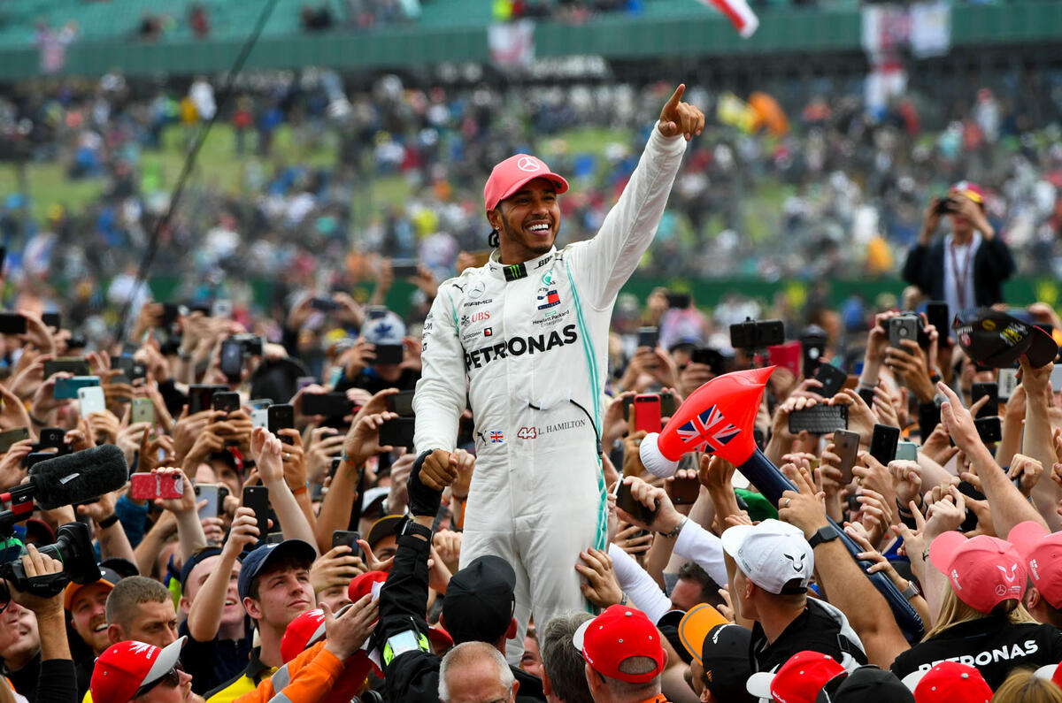 Lewis Hamilton crowd