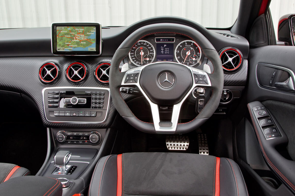 Mercedes A45 AMG 2013 - interior Mercedes A45 AMG 2013 - interior