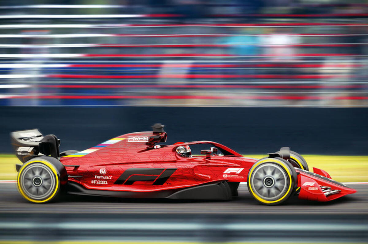 F1 car design for 2020