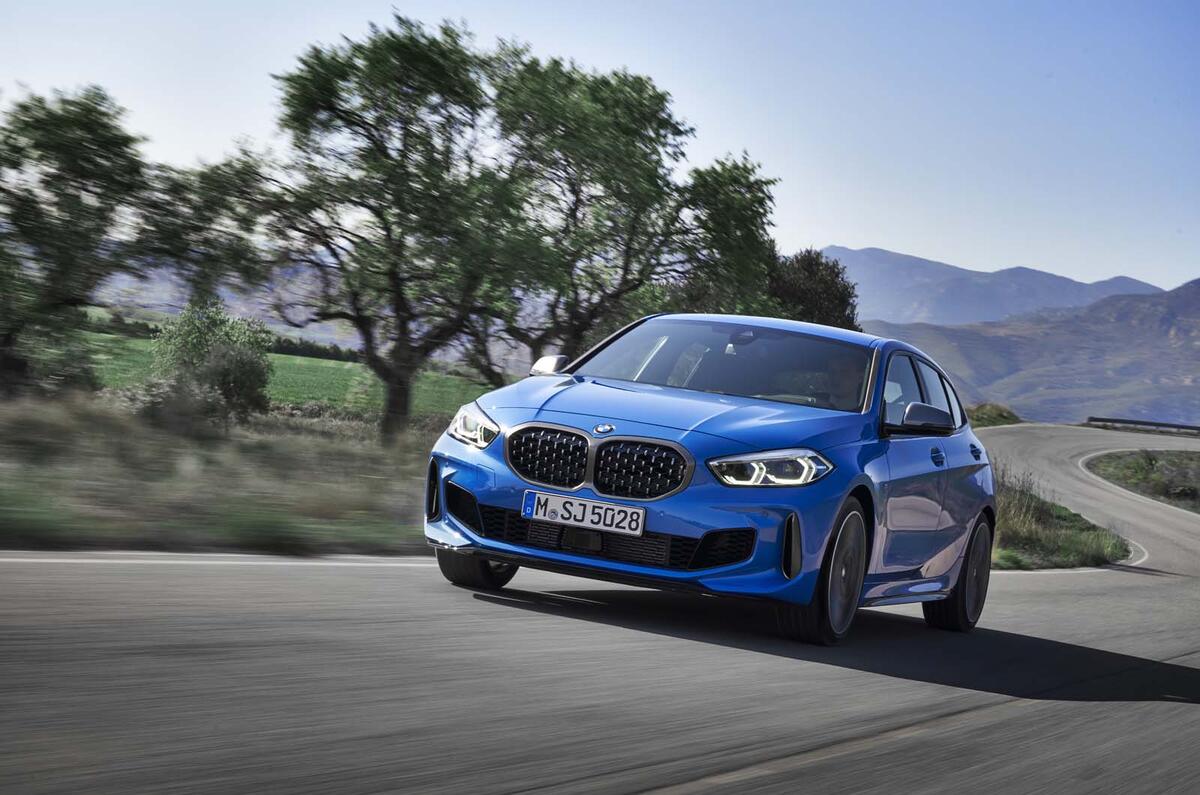 BMW 1 Series driving - front