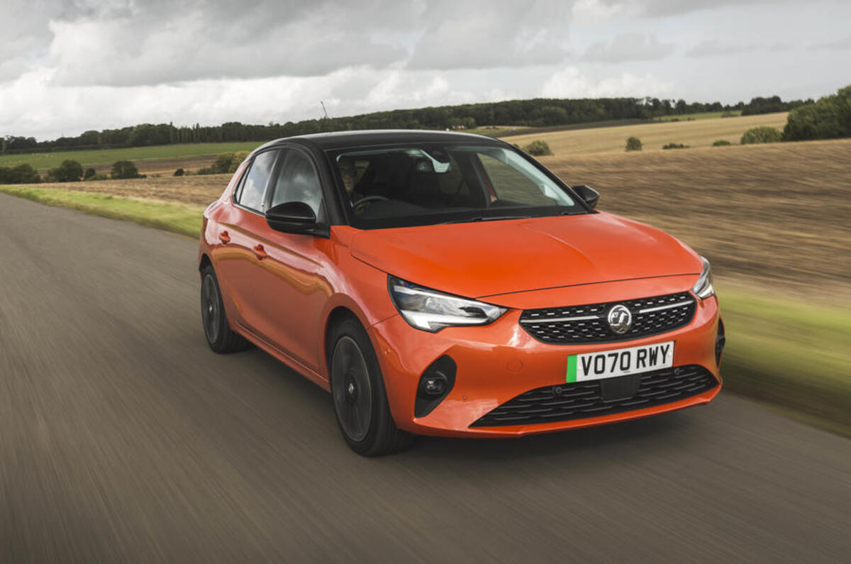 1 vauxhall corsa e front tracking