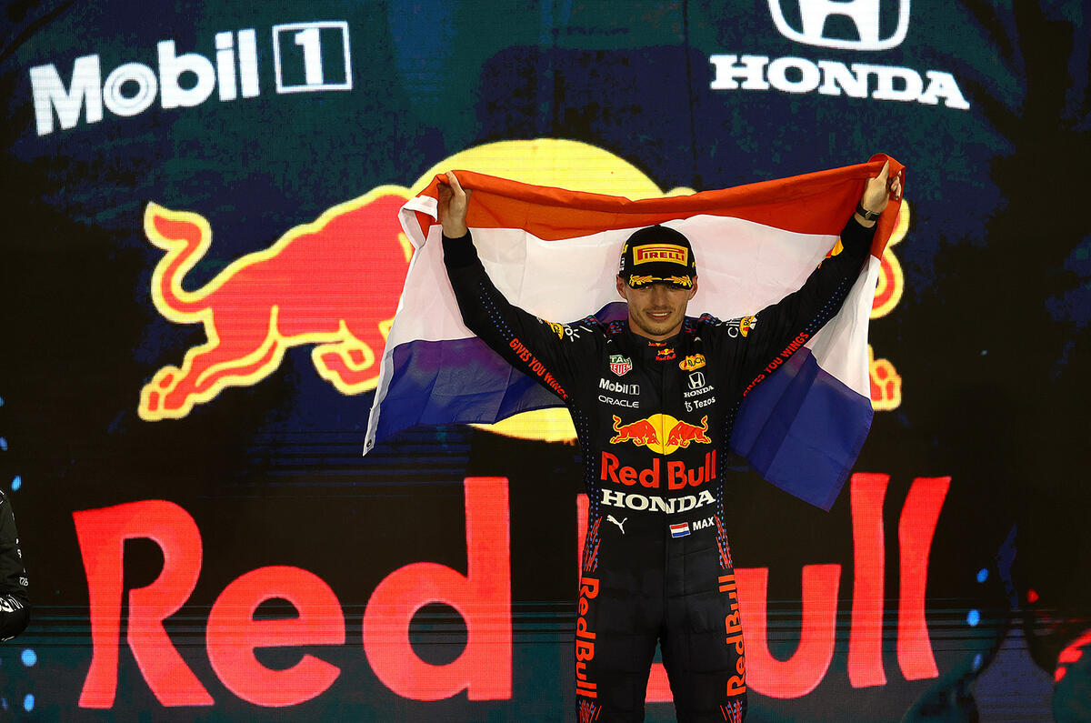 1 Verstappen title
