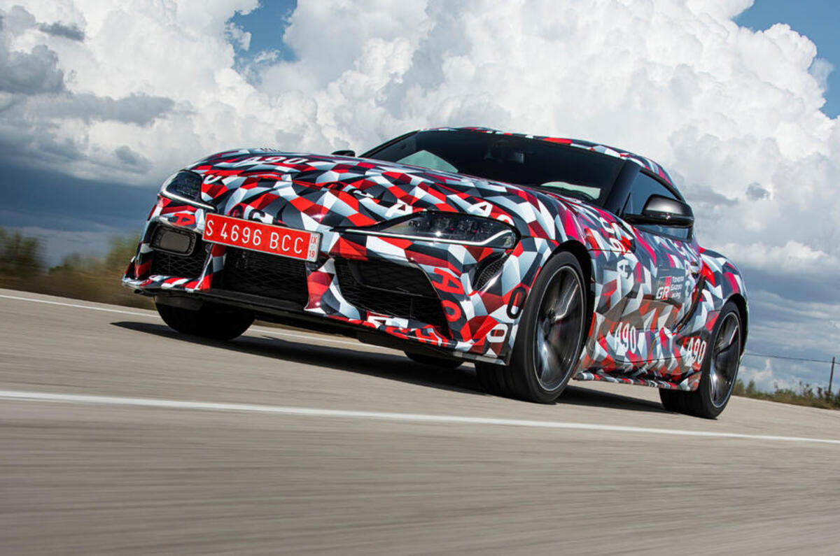 Toyota Supra prototype front