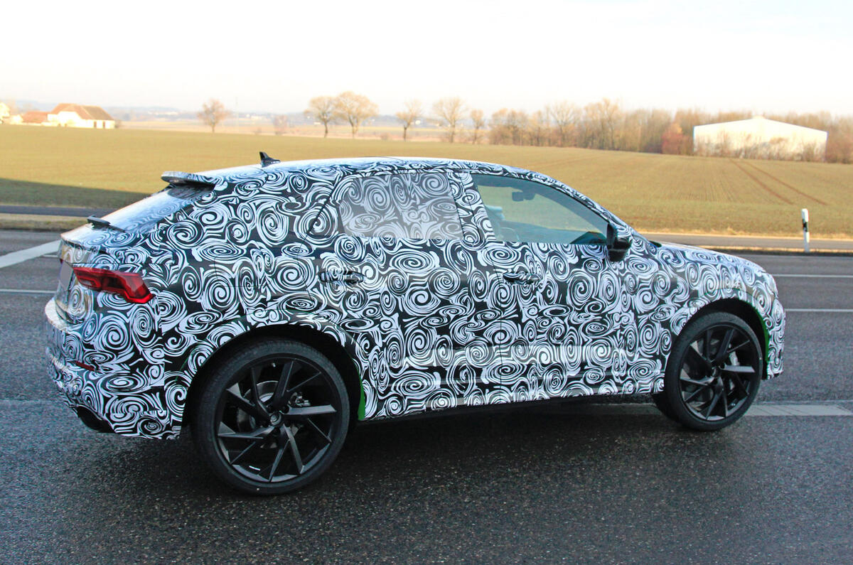 Audi RS Q3 Sportback spyshot