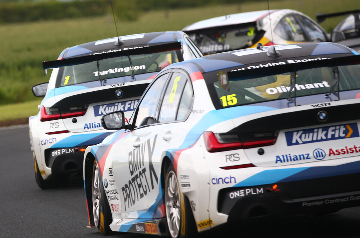 BTCC Turkington and Oliphant