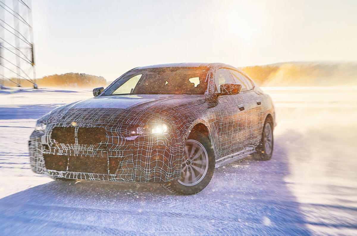 BMW i4 testing